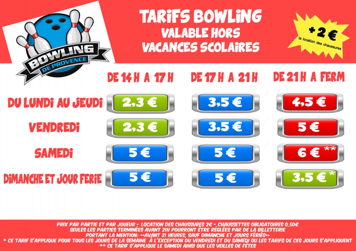 HORS VACANCES bowlingprovence